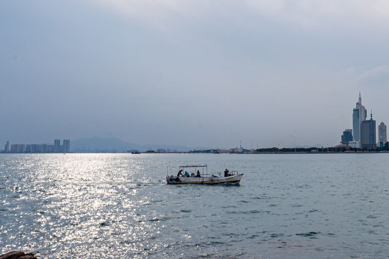 山东青岛滨海风光实拍
